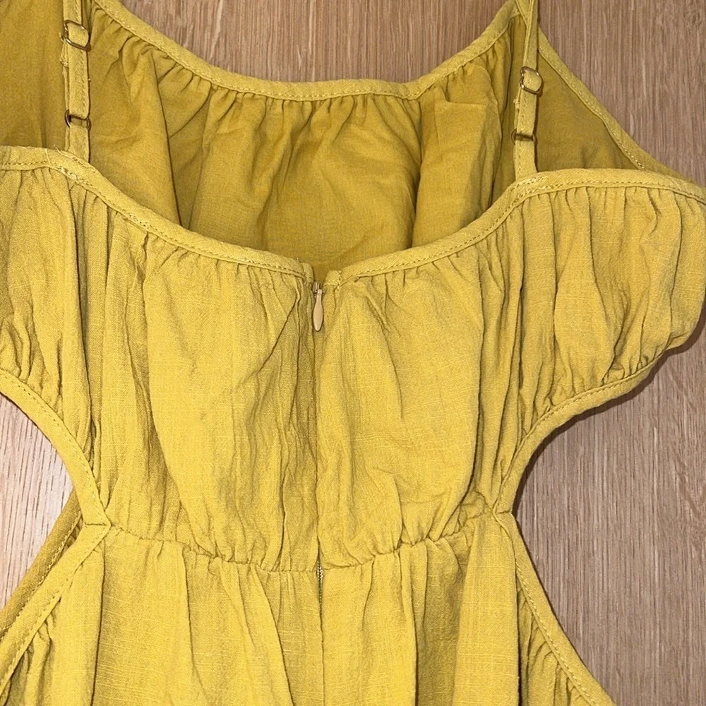 Sabo Skirt Yellow Midi Dress - Picture 7 of 12